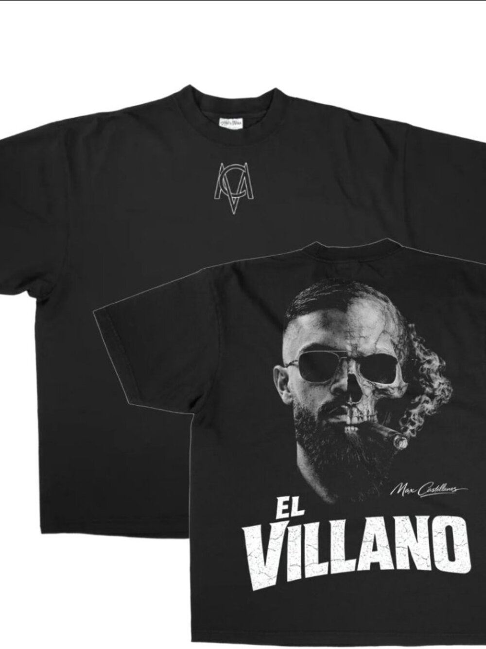 MAX CASTELLANOS EL VILLANO On SHAKA HEAVYWEIGHT T Shirt "Wrestling" modern